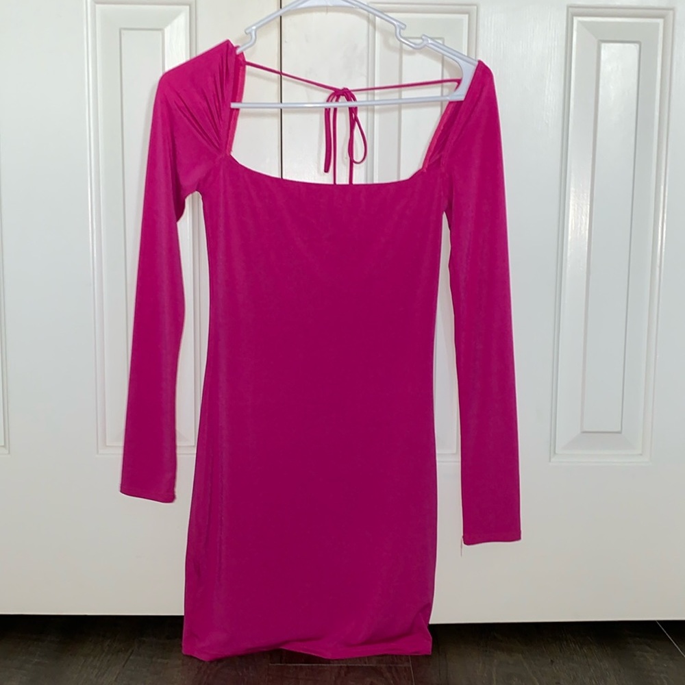 Lucy in the Sky Pink Bodycon Dress Small